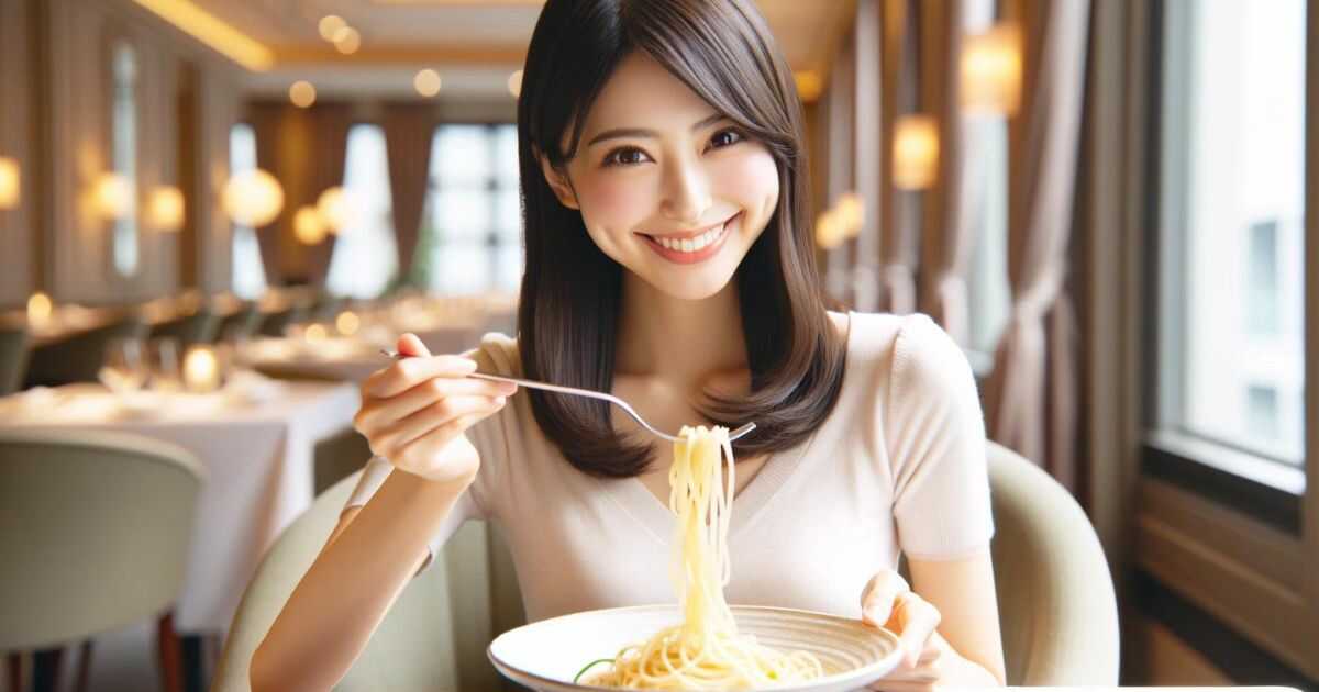 デートでパスタを食べる時、女性はスプーンを使うべき